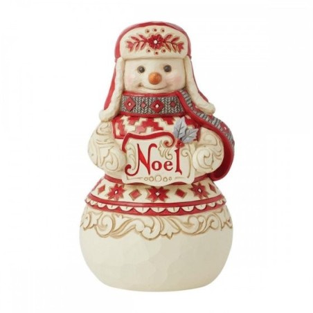 Figurine Bonhomme De Neige Noël Nordique Jim Shore Heartwood Creek