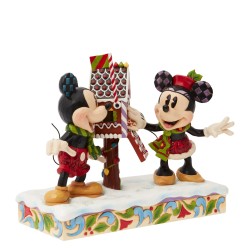 Figurine Mickey Minnie Boîte Aux Lettres Disney Traditions