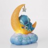 Figurine Stitch Scrump Sur Une Lune En Led Disney Traditions Stitch