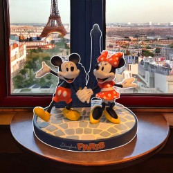 Disney Mickey Mouse Figurine Mickey et Minnie à Paris