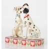 Figurine Pongo Et Perdita Disney Traditions 101 Dalmatiens