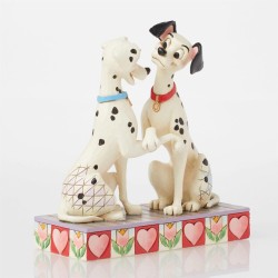 Figurine Pongo Et Perdita Disney Traditions 101 Dalmatiens