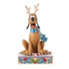 Figurine Pluto De Noël Disney Traditions