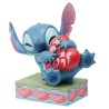 Figurine Stitch Avec Un Coeur Disney Traditions