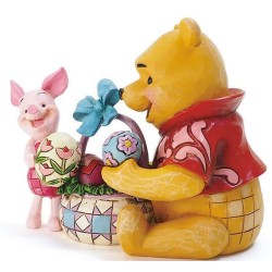 Figurine Paques De Winnie L'ourson Et Porcinet Disney Traditions
