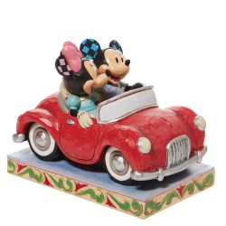 Figurine Mickey Minnie En Voiture Disney Traditions