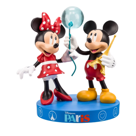 Disneyland Paris Mickey and Minnie Mouse Souvenir Figurine