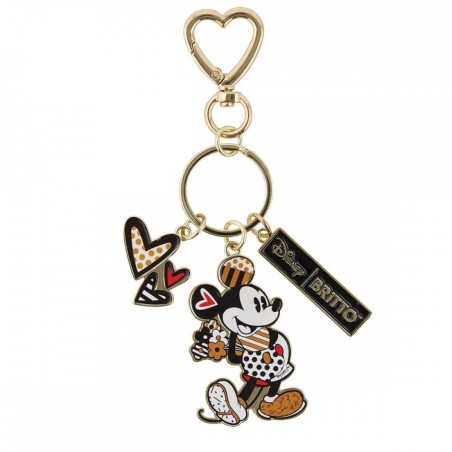 Porte Clé En Metal Mickey Midas Disney Britto