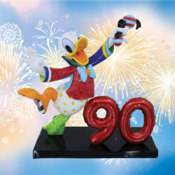 Figurine Donald Duck 90Ème Anniversaire Édition Limitée 1500 Disney Britto