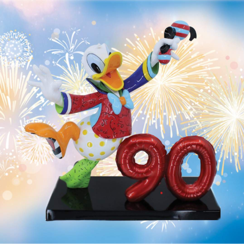 Figurine Donald Duck 90Ème Anniversaire Édition Limitée 1500 Disney Britto