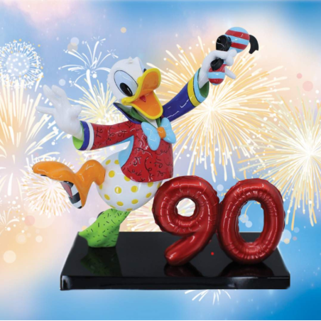 Figurine Donald Duck 90Ème Anniversaire Édition Limitée 1500 Disney Britto