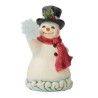 Figurine Bonhomme De Neige Avec Un Flocon Jim Shore Heartwood Creek
