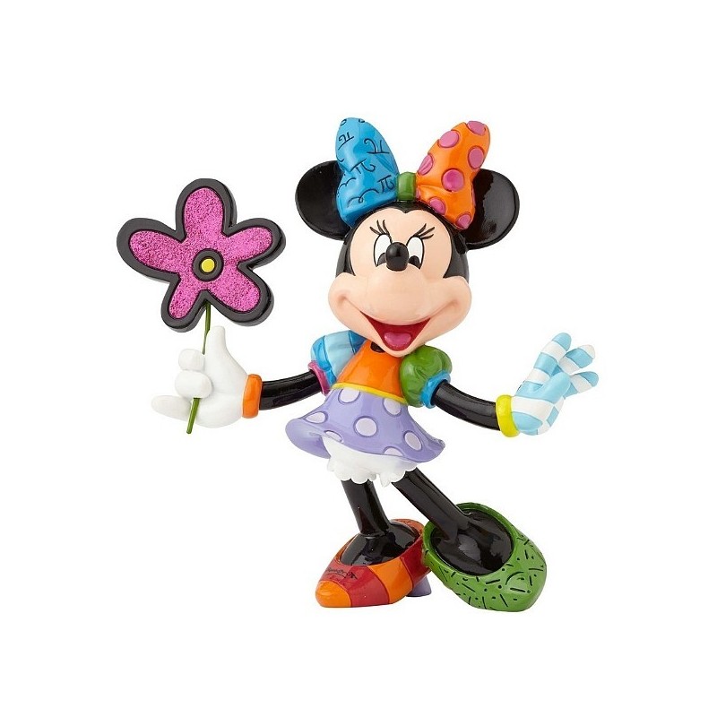 Minnie Avec Le Bouquet De Fleurs Disney by Britto