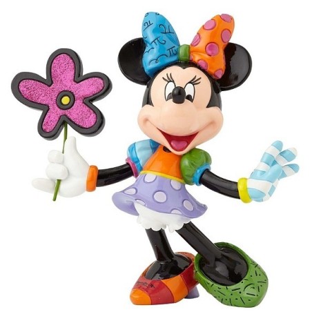 Minnie Avec Le Bouquet De Fleurs Disney by Britto