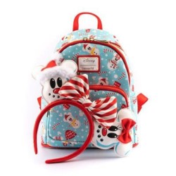 Mini Sac À Dos Et Serre Tête Mickey Minnie Bonhommes De Neige Disney Loungefly