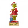 Figurine Grinch Joyeux Au Coeur Clignotant Jim Shore Grinch