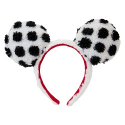 Serre-Tête Minnie Fait Vibrer Les Points Sherpa Classique Disney Loungefly