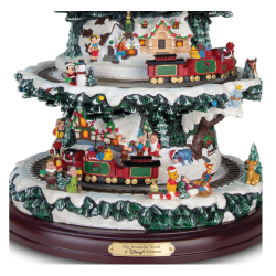 The Wonderful World Of Disney Tabletop Musical Lit Rotating Christmas Tree