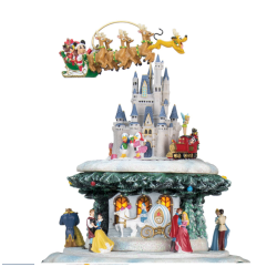 The Wonderful World Of Disney Tabletop Musical Lit Rotating Christmas Tree