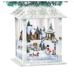 Thomas Kinkade 'Festival Of Lights' Illuminated Tabletop Christmas Tree