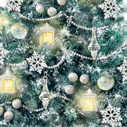 Thomas Kinkade 'Festival Of Lights' Illuminated Tabletop Christmas Tree