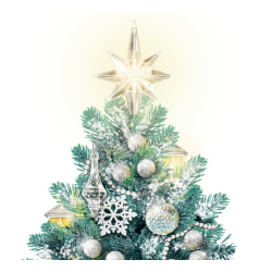 Thomas Kinkade 'Festival Of Lights' Illuminated Tabletop Christmas Tree