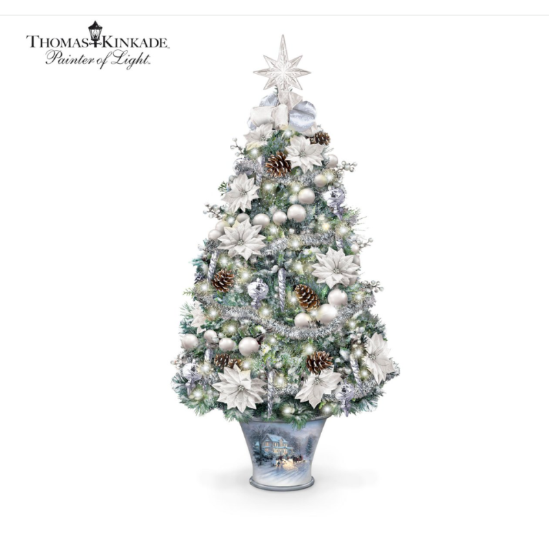Thomas Kinkade Winter Splendour Tabletop Tree