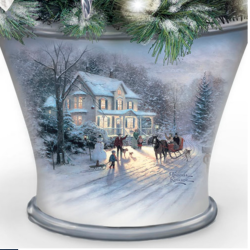 Thomas Kinkade Winter Splendour Tabletop Tree