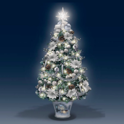 Thomas Kinkade Winter Splendour Tabletop Tree