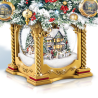 Thomas Kinkade Snow-Kissed Holiday Memories Tabletop Tree