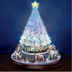 Thomas Kinkade Reflections Of Christmas Tabletop Tree