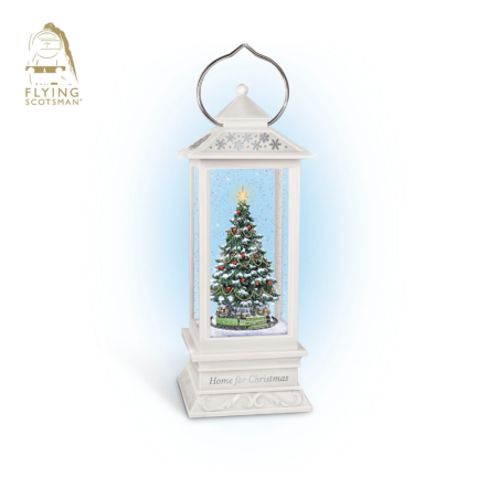 Flying Scotsman Home For Christmas Illuminated Musical Tree Lantern