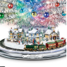 Thomas Kinkade Silver Blessings Tabletop Tree