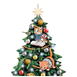Jürgen Scholz A Purrrfect Christmas Illuminated Tree