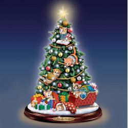 Jürgen Scholz A Purrrfect Christmas Illuminated Tree