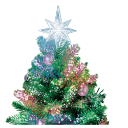 Thomas Kinkade Holiday Sparkle Lit Tabletop Tree