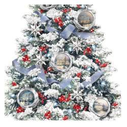 Thomas Kinkade Reflections Of The Season Tabletop Tree