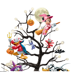 Disney Trick Or Treat Halloween Tabletop Tree