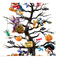 Disney Trick Or Treat Halloween Tabletop Tree