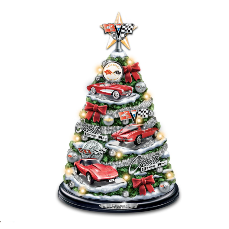 Oh What Fun It Is to Drive Corvette Christmas Tree