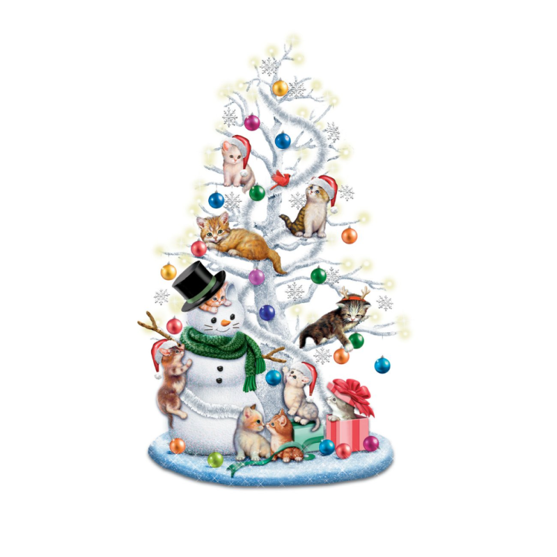 Jürgen Scholz Jingle Cats Tabletop Christmas Tree