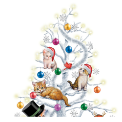 Jürgen Scholz Jingle Cats Tabletop Christmas Tree