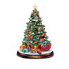Yorkie Christmas Illuminated Tabletop Tree