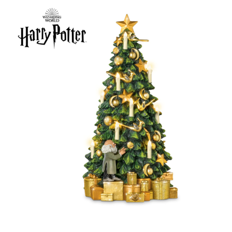 HARRY POTTER HOGWARTS Tabletop Christmas Tree