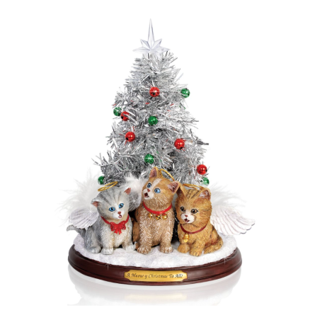 Jürgen Scholz A Meow-y Christmas To All Tabletop Christmas Tree