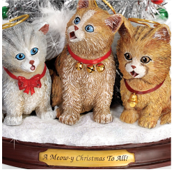 Jürgen Scholz A Meow-y Christmas To All Tabletop Christmas Tree