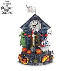 Disney Tim Burton's The Nightmare Before Christmas Centrepiece 30th Anniversary Clock