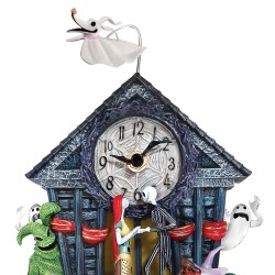 Disney Tim Burton's The Nightmare Before Christmas Centrepiece 30th Anniversary Clock