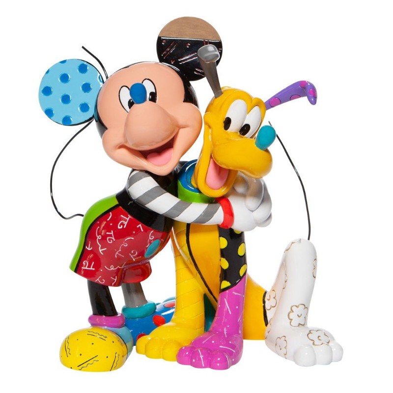 Figurine Mickey Et Pluto Disney by Britto