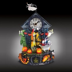 Disney Tim Burton's The Nightmare Before Christmas Centrepiece 30th Anniversary Clock